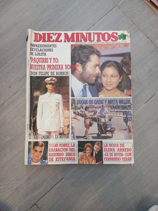 Revista DIEZ MINUTOS N°1830 16/9/1986