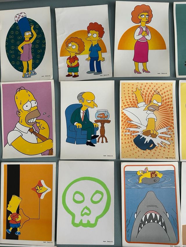 Cromos Los Simpsons Panini 1999 y 2000