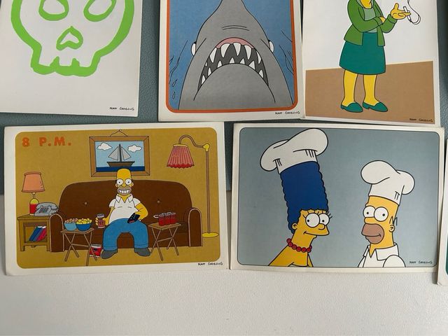 Cromos Los Simpsons Panini 1999 y 2000