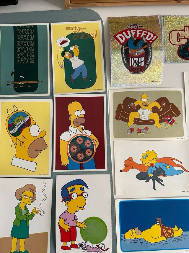 Cromos Los Simpsons Panini 1999 y 2000