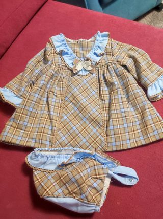 Vestido, capota y Leotardos Miranda