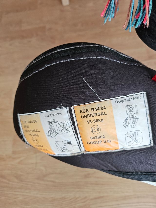 Sillita coche sin respaldo