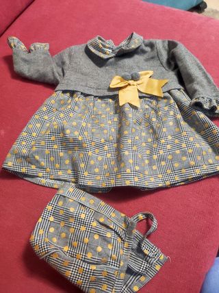 Vestido y capota BabyFerr 6 meses