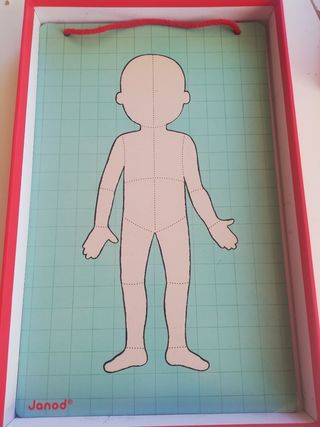 PUZZLE MAGNETICO EL CUERPO HUMANO MARCA  JANDO