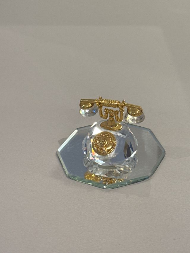 Figura telefono antiguo swarovski