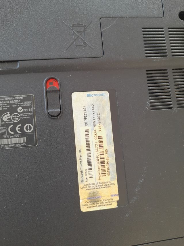 Portátil "Acer Travelmate" 5742Z