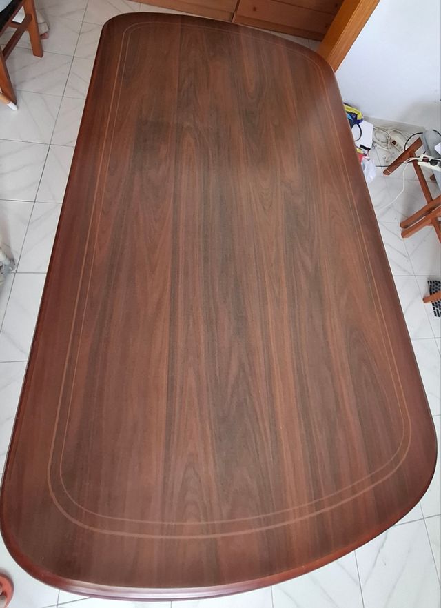Mesa de madera extensible