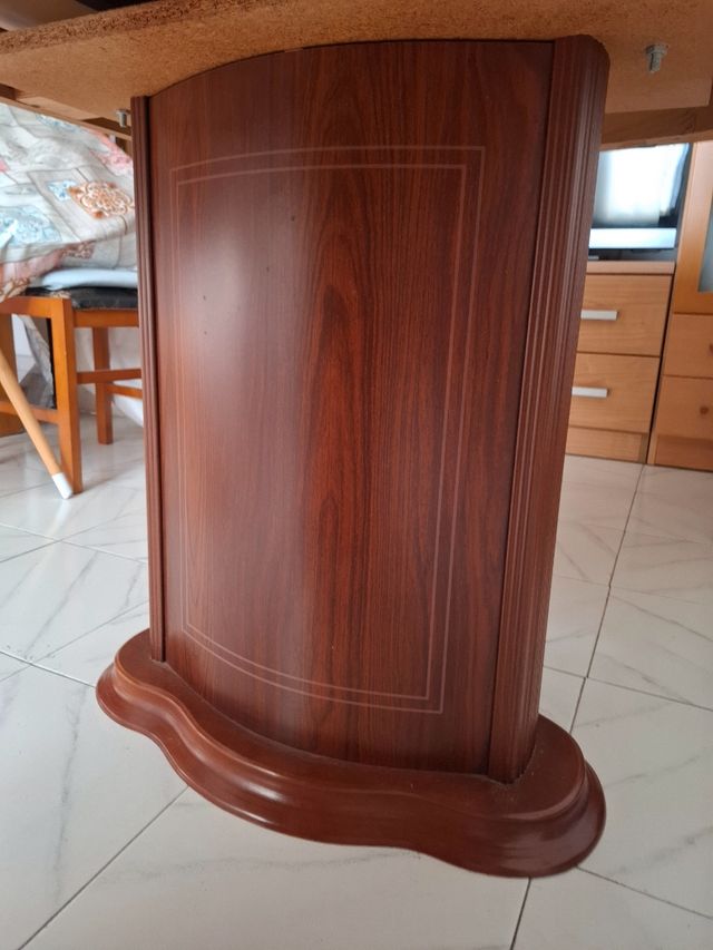 Mesa de madera extensible