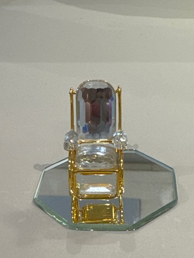 Mecedora miniatura swarovski