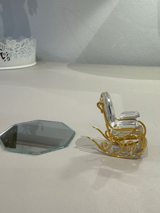 Mecedora miniatura swarovski