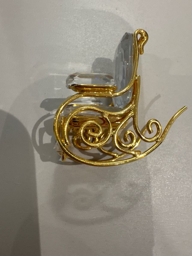 Mecedora miniatura swarovski