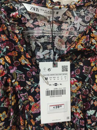 Vestido Zara talla M