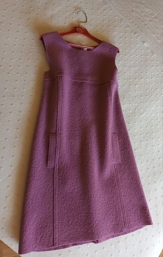 Vestido italiano de lana virgen