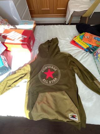 sudadera converse verde