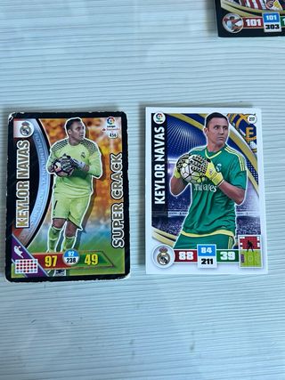 Cromos Keylor Navas y Super crack