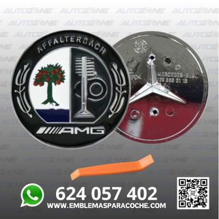 Emblema Mercedes Benz AMG para capó 57 mm (B)