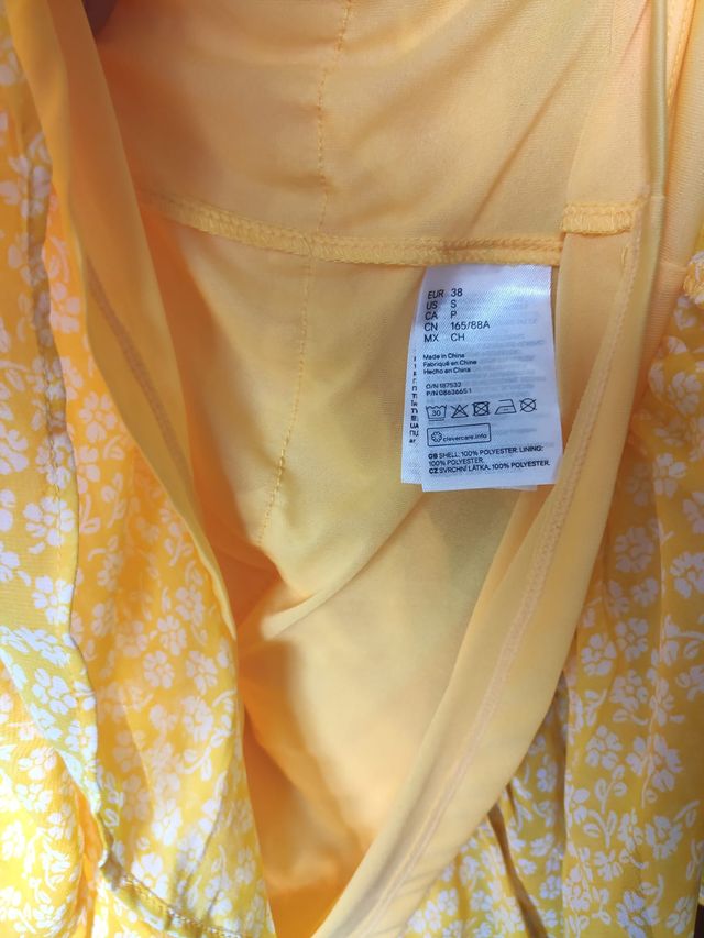 Vestido gasa H & M talla 38