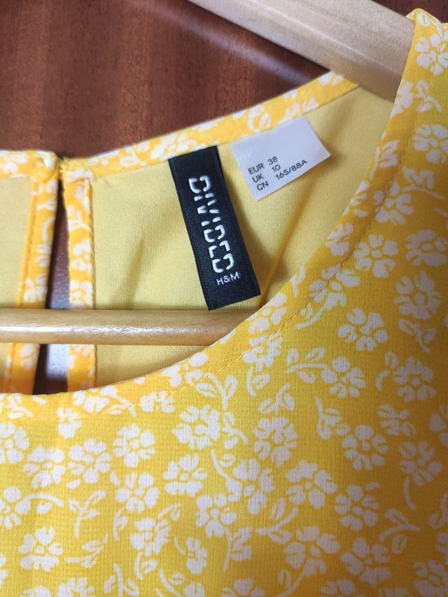 Vestido gasa H & M talla 38