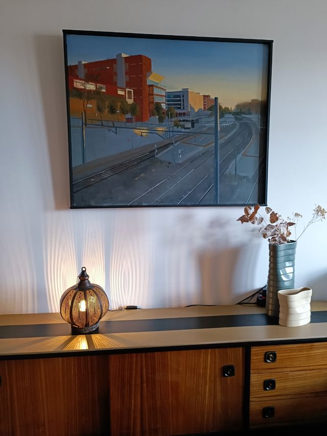 Cuadro Amanecer en la estación