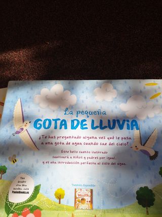 Historias de la naturaleza .La pequeña gota de llu