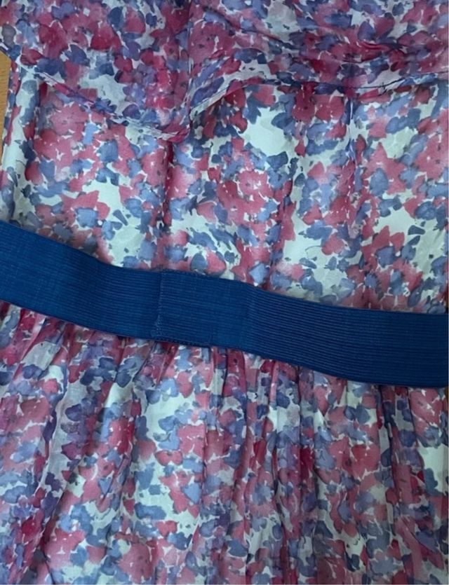 Vestido gasa vaporoso T 38/40 Amit