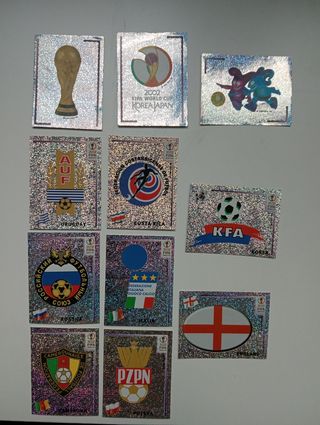 Cromos Korea 2002 mundial Panini 