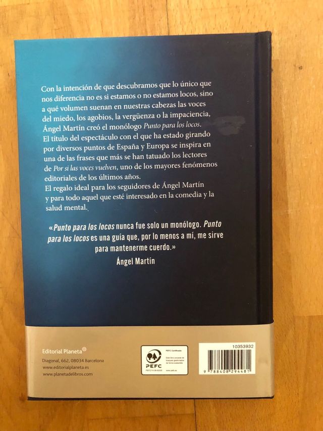 Punto para los locos. Ángel Martín