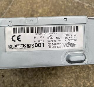 Radio Mercedes-Benz Becker BE 6011 AUDIO 