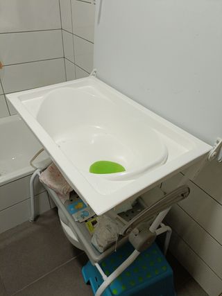Bañera cambiador bebe