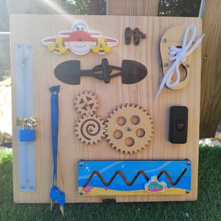 Tablero sensorial Montessori niños mini