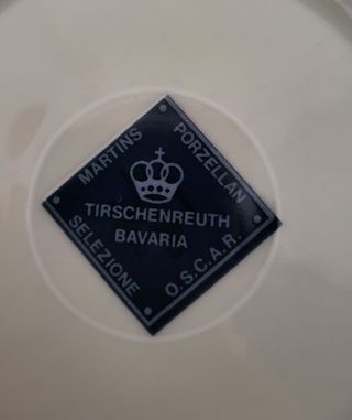 Servizio Ciotole in Oro Zecchino e Cobalto