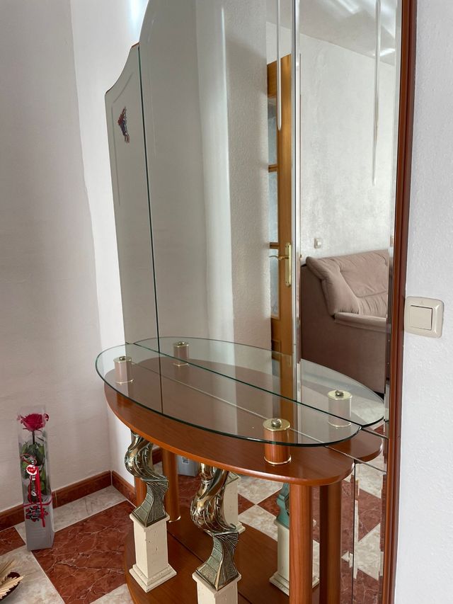 Espejo y mesa centro de salon