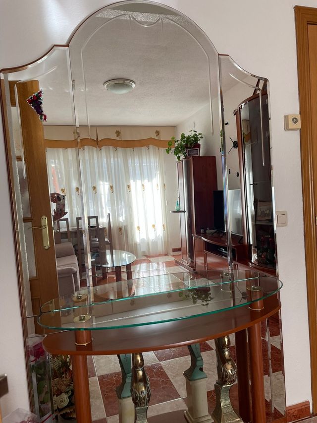 Espejo y mesa centro de salon