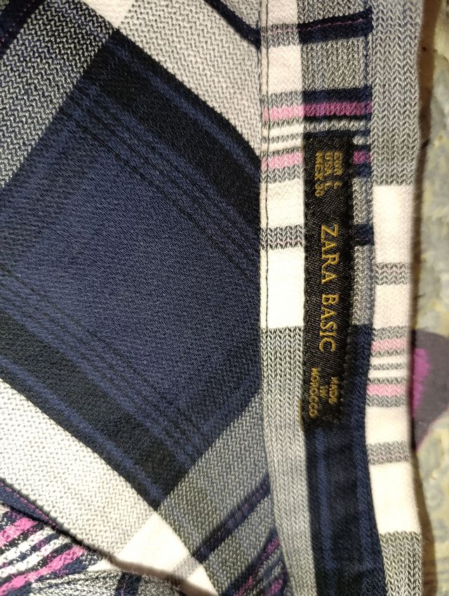 Camisa de cuadros de Zara