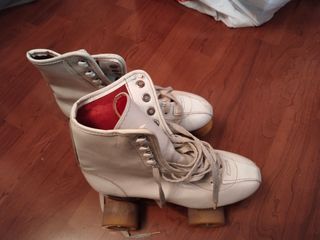 PATINES ARTISTICOS BLANCOS 39