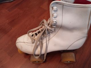 PATINES ARTISTICOS BLANCOS 39