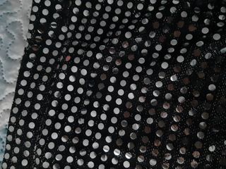 Falda negra de fiesta  brillante 