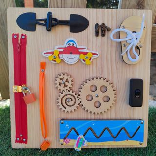 Tablero sensorial Montessori para niños mini