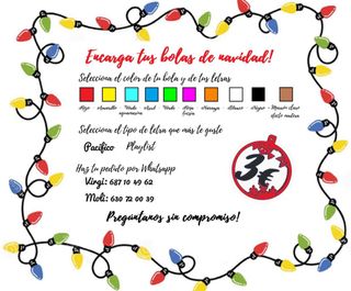 Bolas de navidad personalizadas