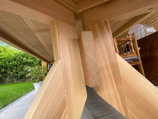 Mesa de roble natural