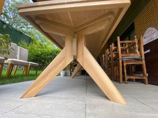 Mesa de roble natural