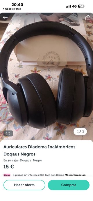 Auriculares diadema bluetooth