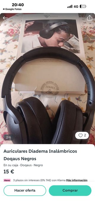 Auriculares diadema bluetooth