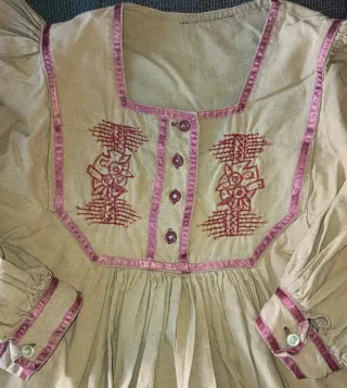 Vestido medieval hippie mujer.