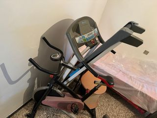 Cinta de correr y bici estatica 