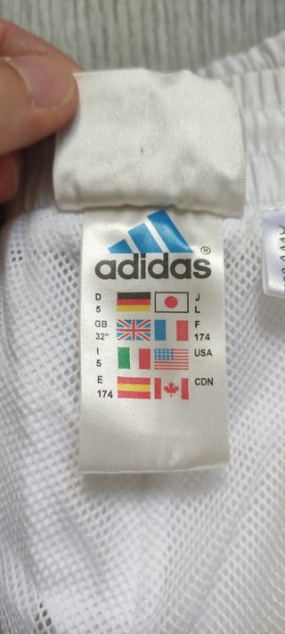 Pantalón blanco ancho Adidas
