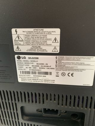 TV LED LG 32”.
