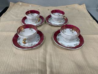 Juego tazas, tetera y lechera