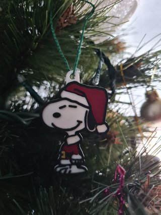 Navidad Snoopy y baston