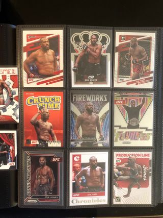 11 cartas Jon Jones UFC pack Jon Jones 11 cards